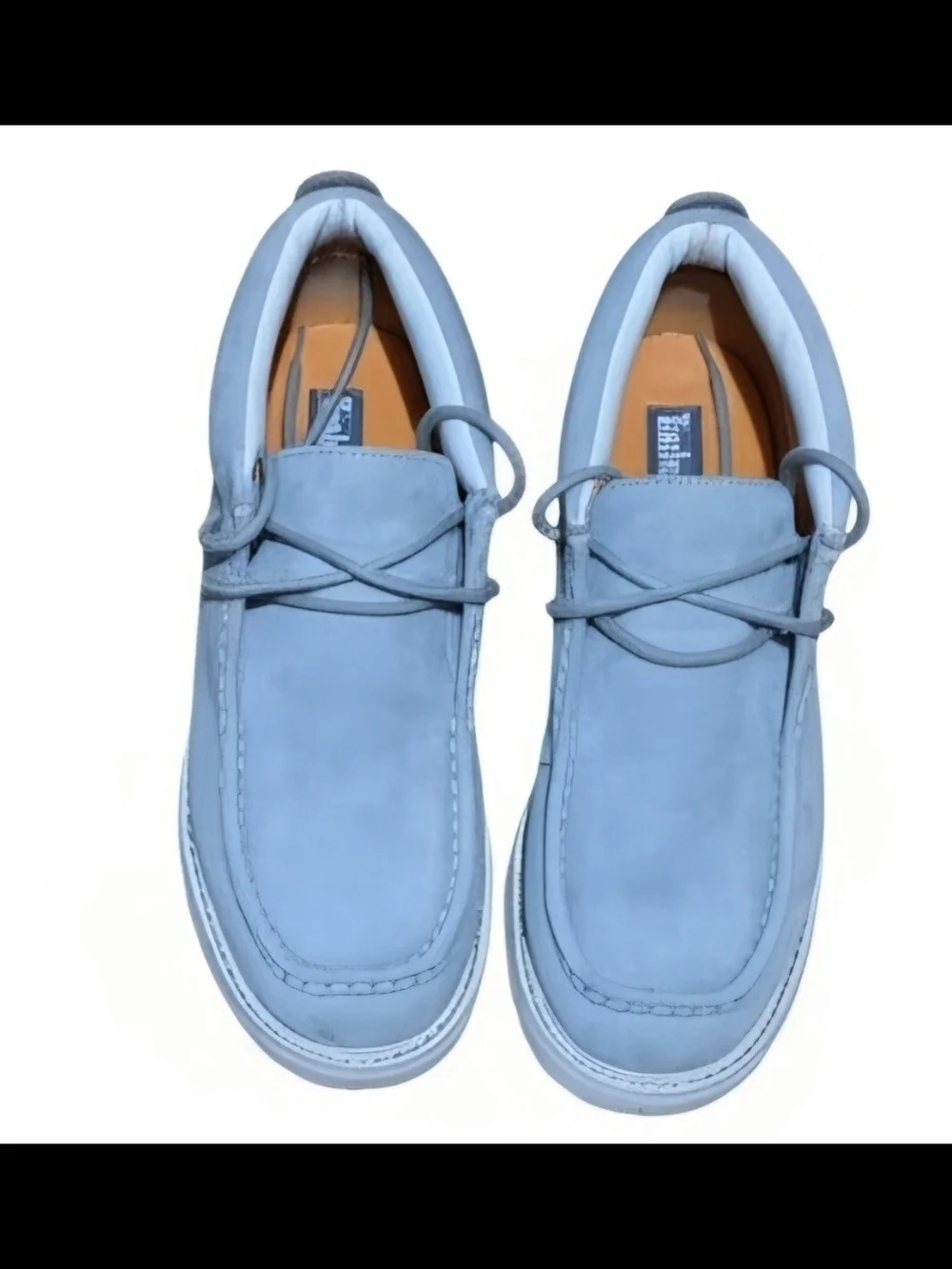 Timberland Light Gray Men's Leather Boat Shoes